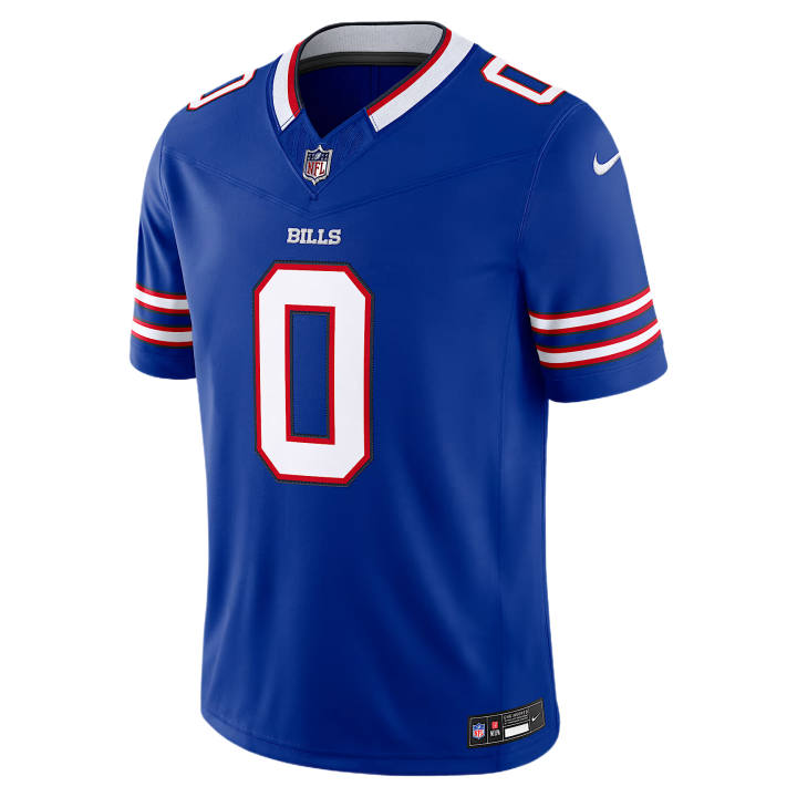 Nike Nike NFL Rugby Jerseys Men's Royal V Neck Moderate