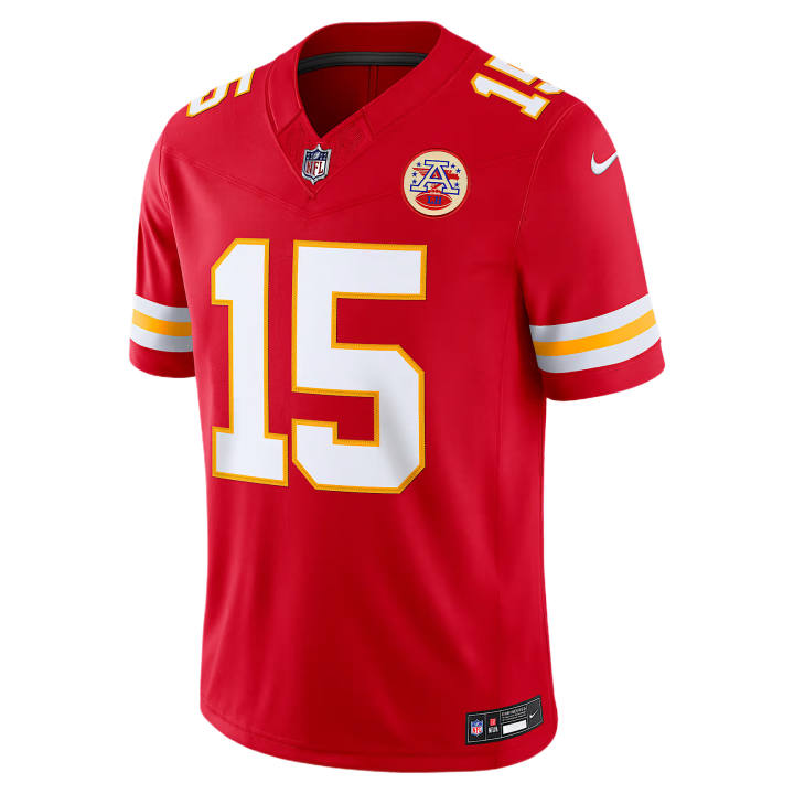 Nike Nike NFL Rugby Jerseys Men's University Red V Neck Moderate