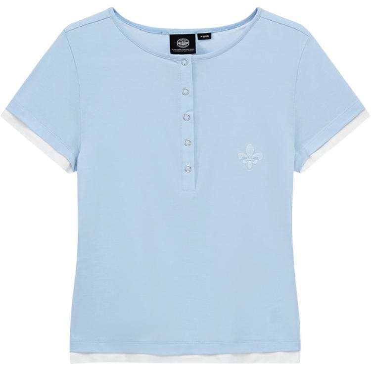 Palladium T Shirts Women's Crew Neck Moderate Straight Fit