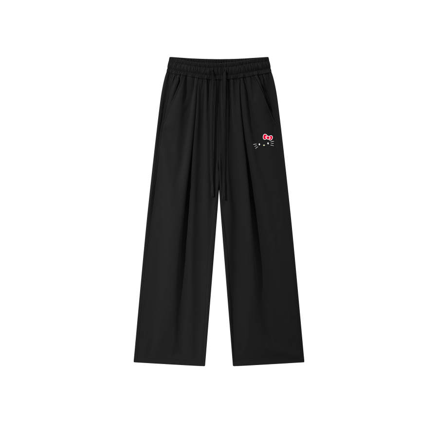 Sanrio Hello Kitty Casual Pants Unisex Moderate Straight Fit Pants