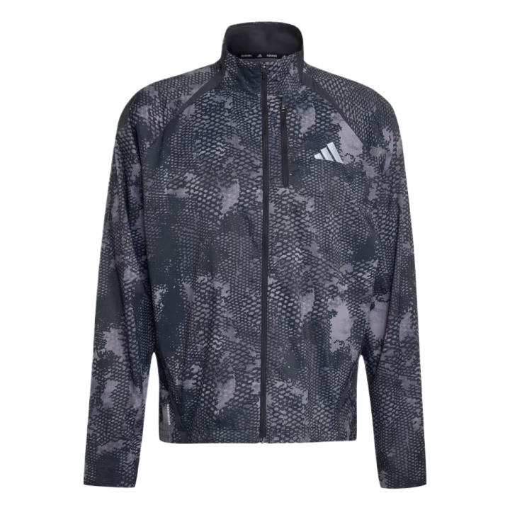 Adidas Adidas Running Jackets Men's Slate Gray/Aurora Agate Gray/Night Gray Turtleneck Moderate Other