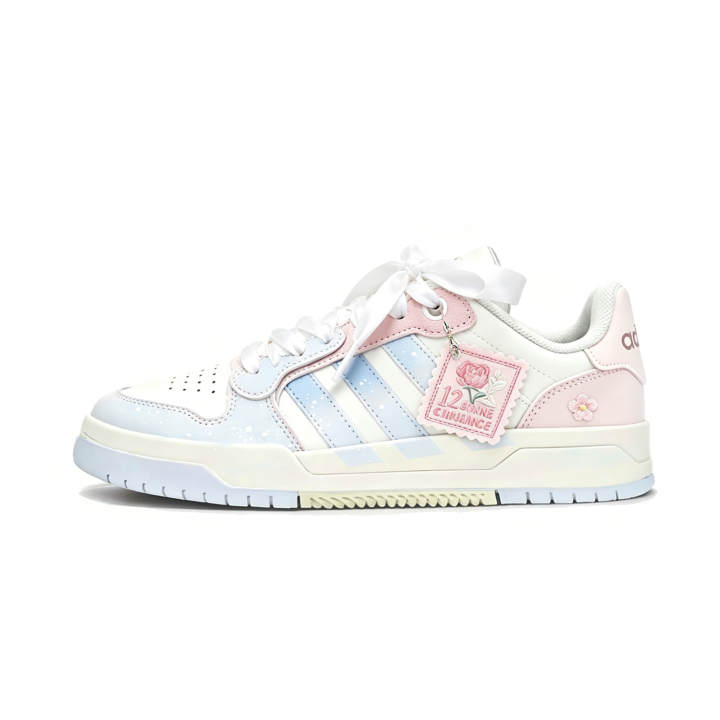 Adidas Adidas ENTRAP Skateboard Shoes Women's Low Top White