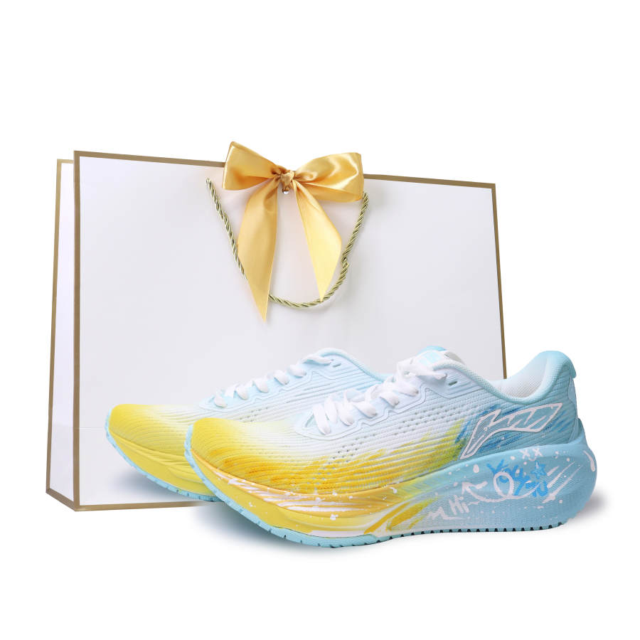 Li-Ning Li Ning Version 2.0 Running Shoes Unisex Low Top Yellow Blue