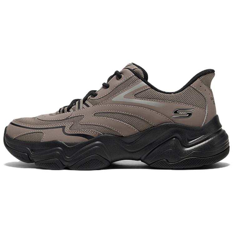 Skechers DLITES Running Shoes Men's Brown/Black