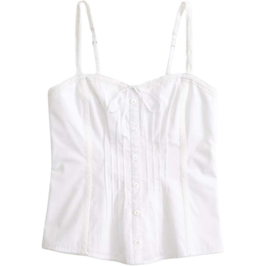 Abercrombie&Fitch Camisoles Women's White Moderate