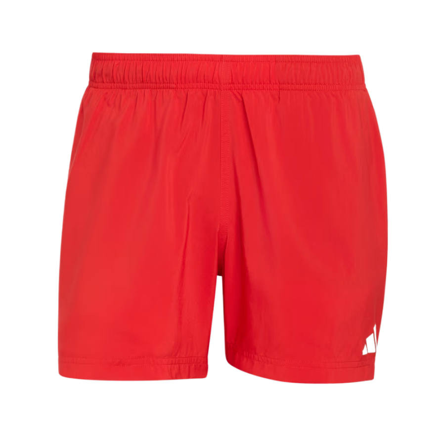 Adidas Adidas Swim Swimming Shorts Men's Lustrous Scarlet Moderate Square Leg Swim Trunks