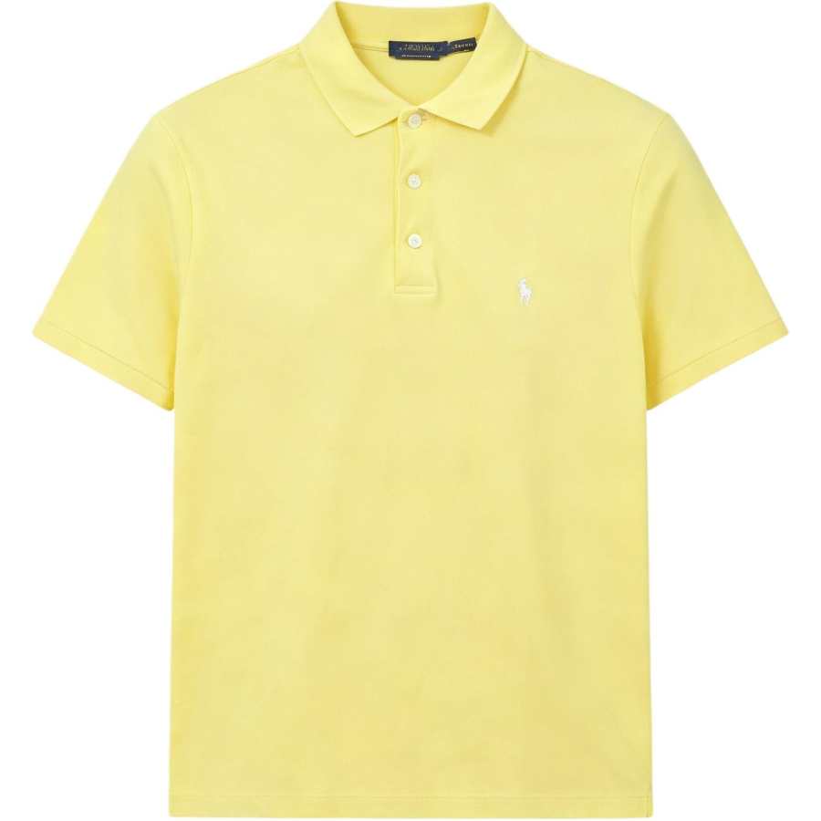 Polo Ralph Lauren SS24 Polo Shirt Custom Slim Fit Men's Yellow