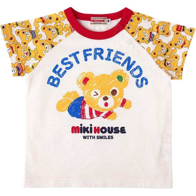 MIKI HOUSE Kids T Shirts Crew Neck Moderate
