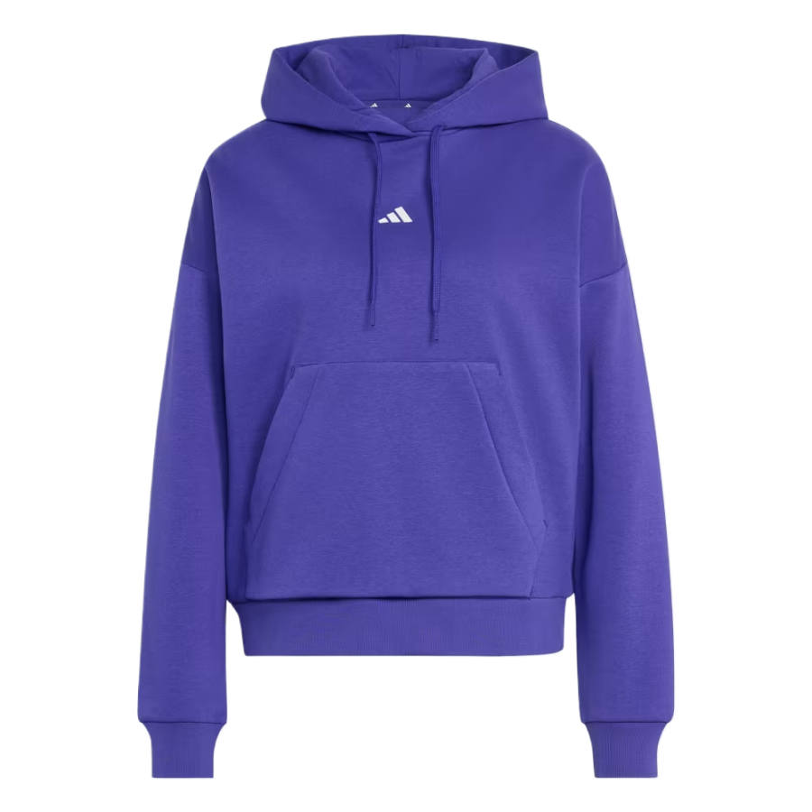 Adidas Adidas ESSENTIALS Sweatshirts Women's Pure Purple/White Hooded Non Detachable Moderate