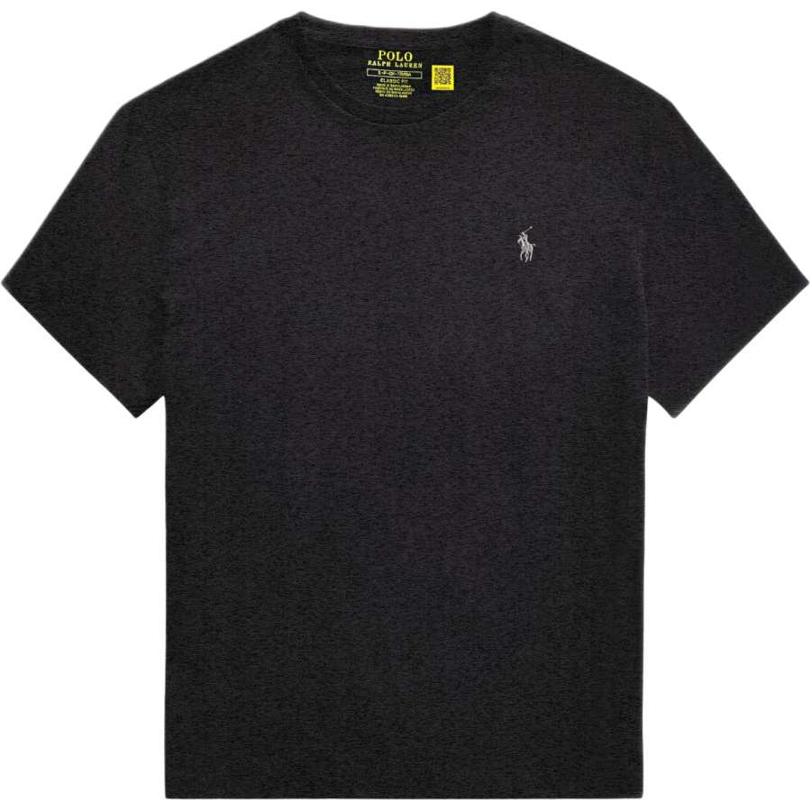 Polo Ralph Lauren T Shirts Men's Black Gray Color Crew Neck Moderate Other