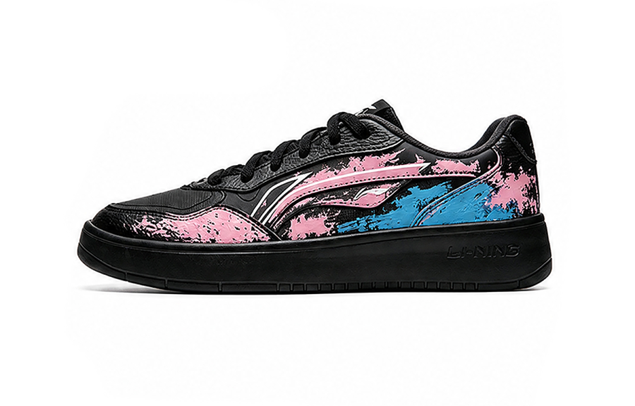 Li-Ning Li Ning Wheat Age Skateboard Shoes Men's Low Top Pink