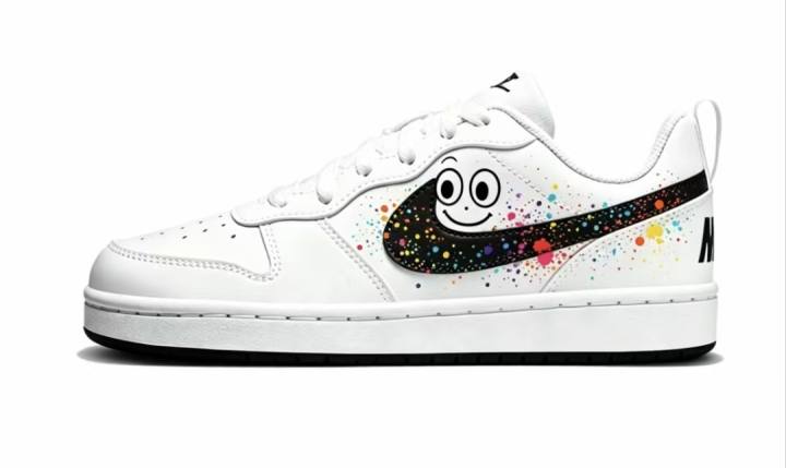 Nike Nike Court Vision 1 Skateboard Shoes Unisex Low Top White