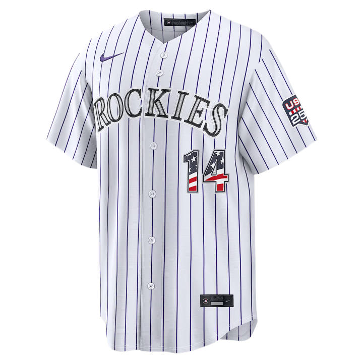 Nike Nike X MLB Baseball Jerseys Men's White V Neck Moderate