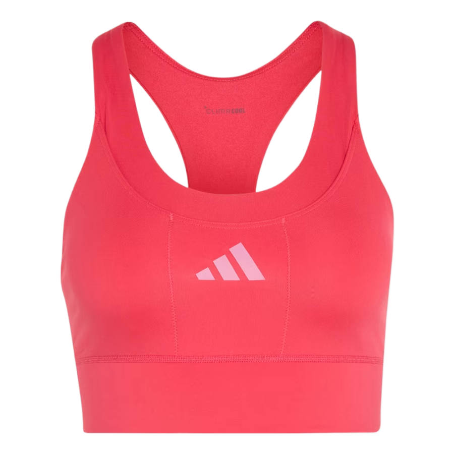 Adidas Adidas Running Tank Tops Women's Vibrant Pink Crew Neck Moderate
