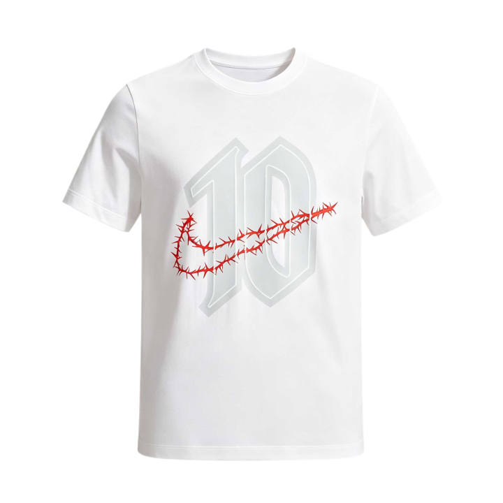 Nike Nike Sportswear T Shirts Men's White Crew Neck Moderate
