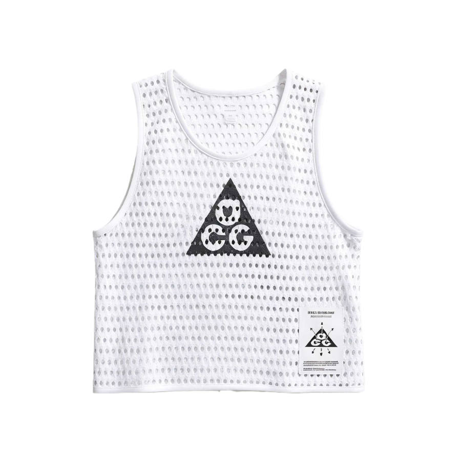 Nike Nike ACG Running Tank Tops Women's White/Anthracite Crew Neck Moderate