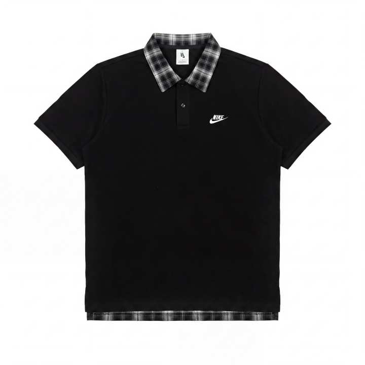 Nike Nike Sportswear Polo Shirts Unisex Black Polo Collar Moderate