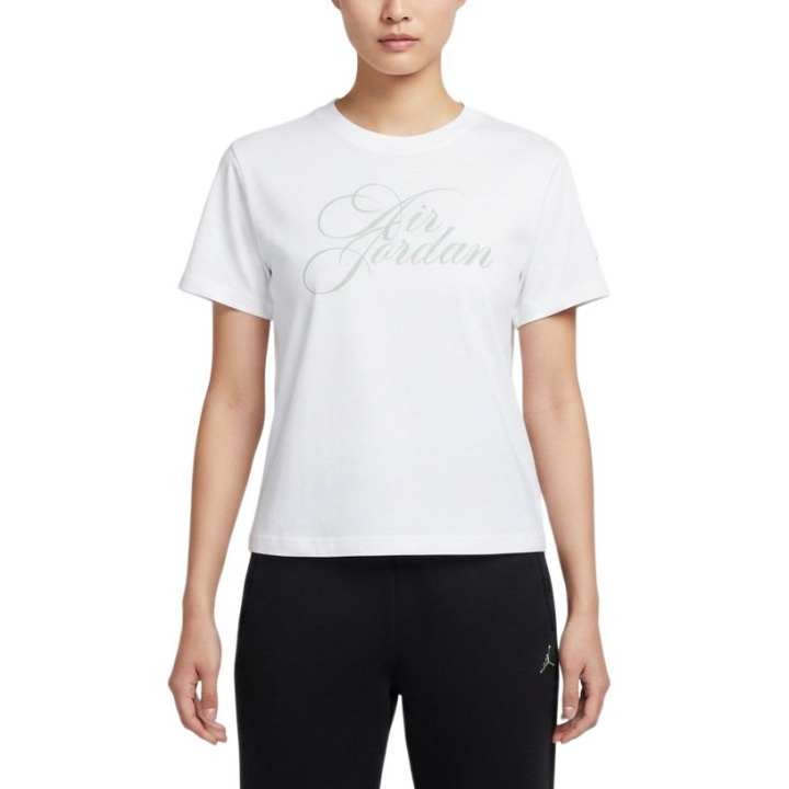 Jordan Jordan T Shirts Women's White Crew Neck