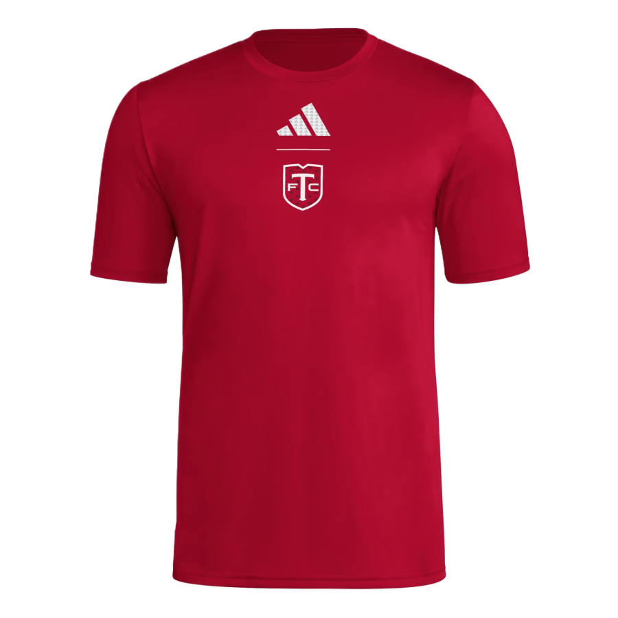 Adidas Adidas Toronto FC T Shirts Men's Team Power Red Crew Neck Moderate