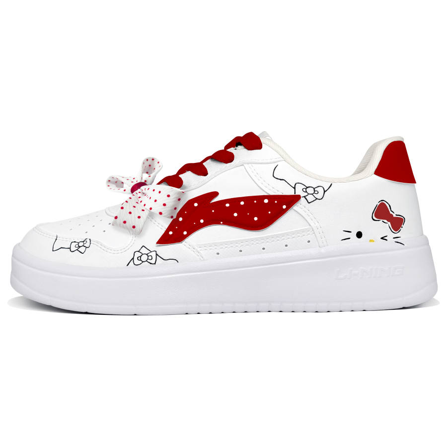 Li-Ning Li Ning Floating Boat Skateboard Shoes Women's Low Top White/Red