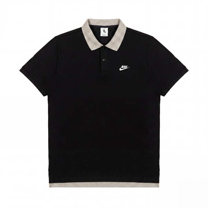 Nike Nike Club Polo Shirts Unisex Black Polo Collar Moderate
