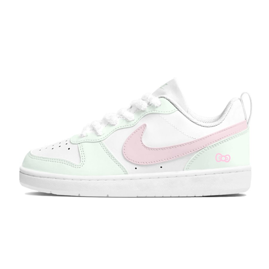 Nike Nike Court Borough Skateboard Shoes Women's Low Top Green/White