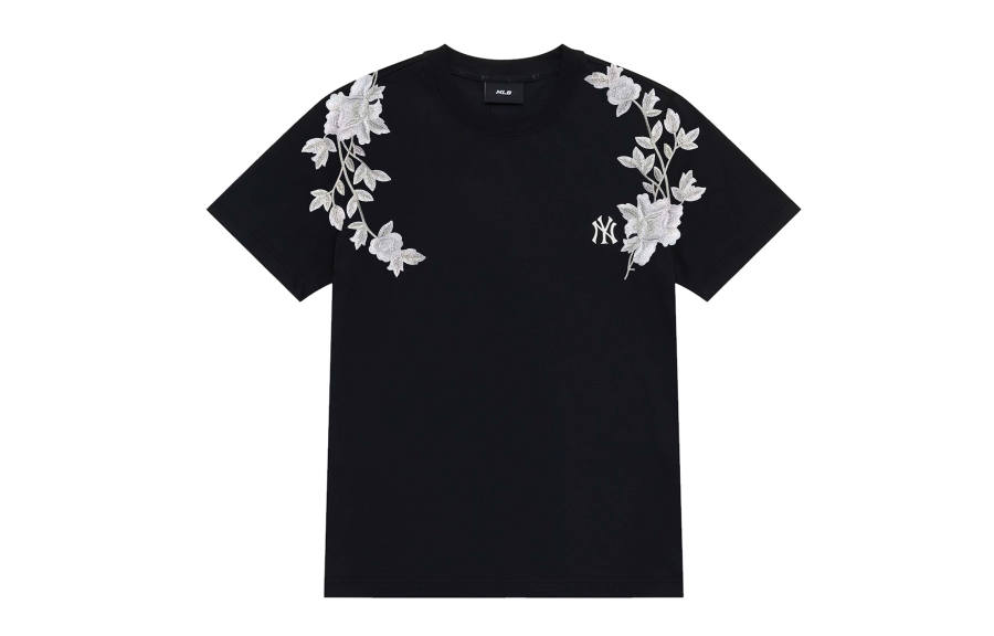 MLB MLB T Shirts Unisex Black Crew Neck Moderate
