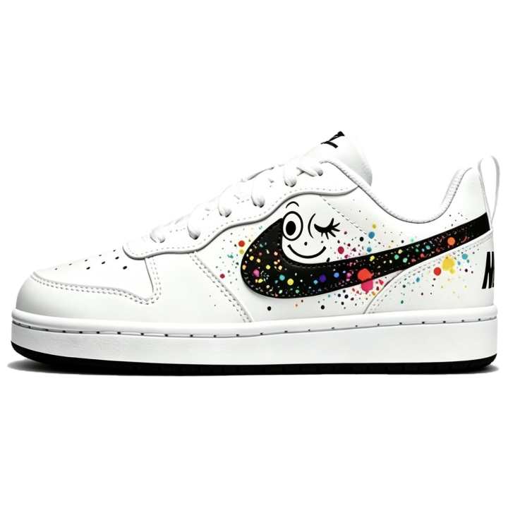 Nike Nike Court Vision 1 Skateboard Shoes Unisex Low Top White