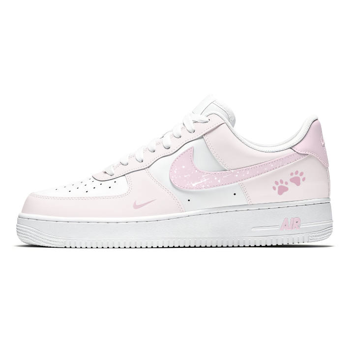 Nike Nike Air Force 1 Skateboard Shoes Women's Low Top White, Pink