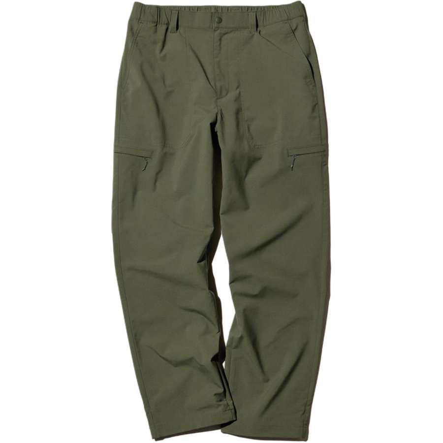 UNIQLO SS26 Casual Pants Unisex Dark Olive Moderate Straight Fit Pants