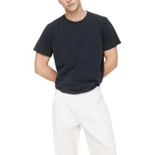 Banana Republic T Shirts Men's Washed Black Crew Neck Moderate