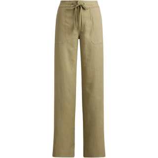 LAUREN RALPH LAUREN Casual Pants Women's Light Green Moderate Wide Leg Pants