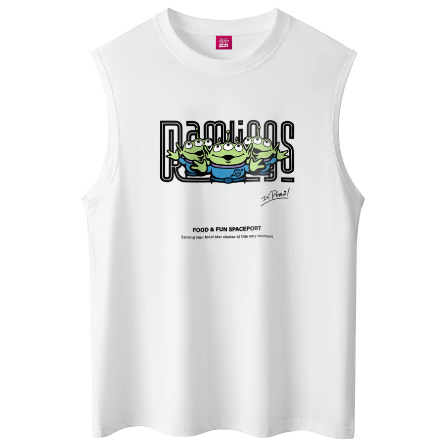 Disney Tank Tops Unisex Crew Neck Thin Straight Fit