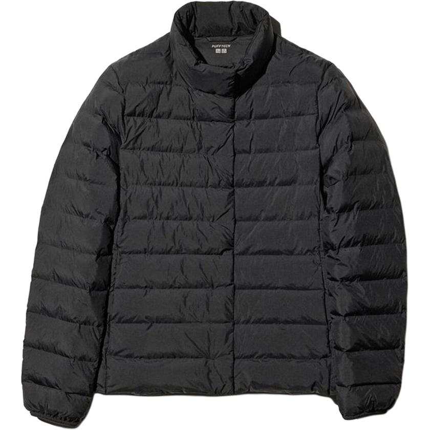 UNIQLO Puffer Jackets Women's 09 Black Moderate Straight Fit