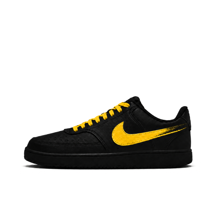 Nike Nike Court Vision Low Skateboard Shoes Unisex Low Top Yellow