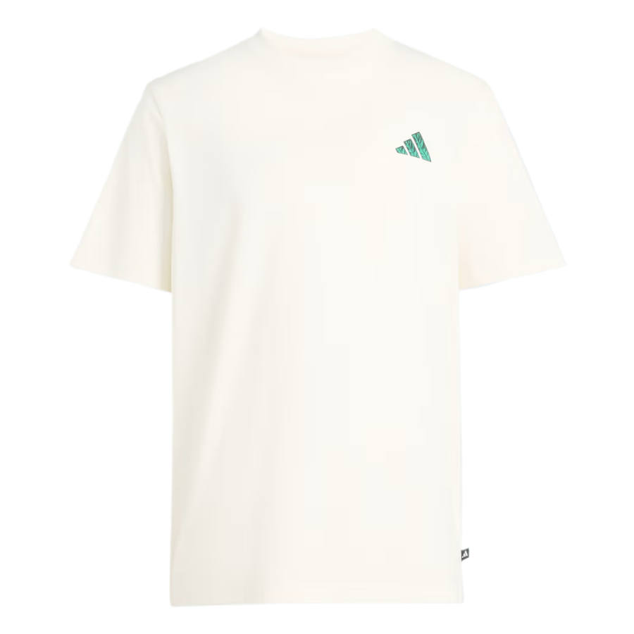 Adidas Adidas T Shirts Men's Ecru Crew Neck Moderate