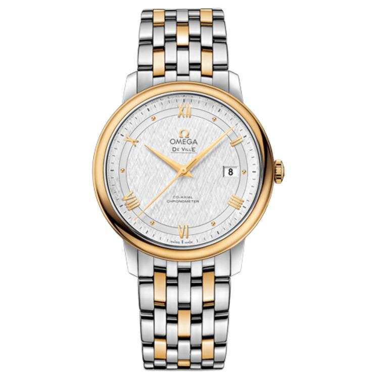 OMEGA Disc Fly Collection Elegant Automatic Mechanical Movement Men's Watches Watch 39.5mm Silver Dial