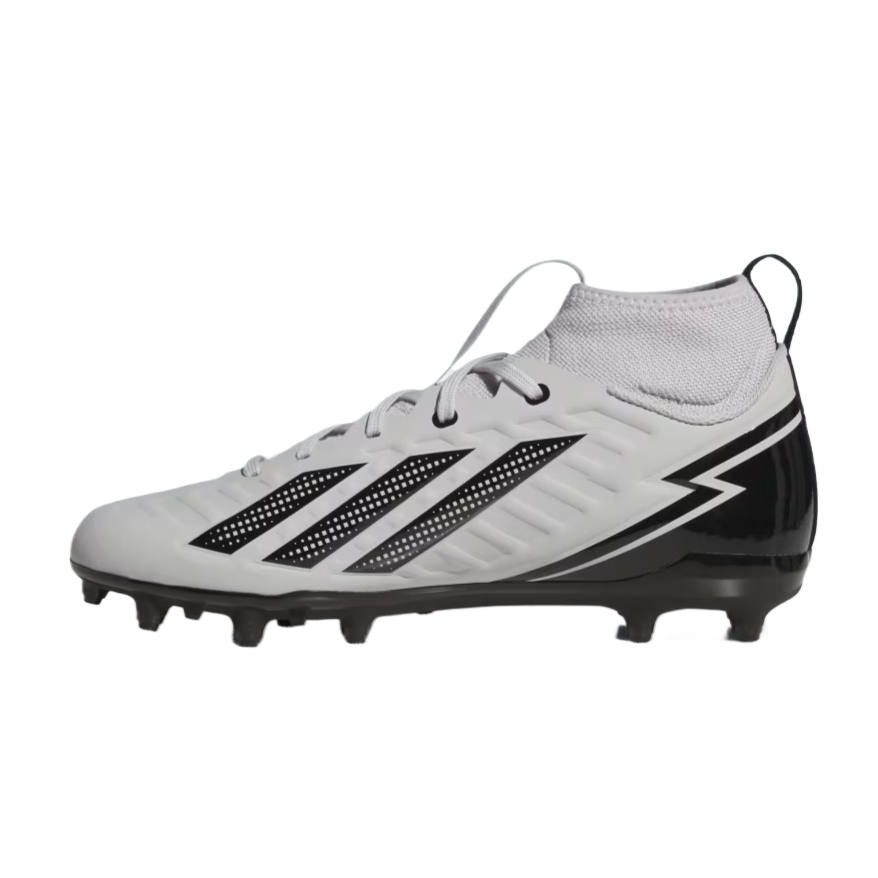 Adidas Adidas ADIZERO IMPACT.2 Soccer Shoes Men's Mid Top Gray No. 2/Core Black/Silver Metal
