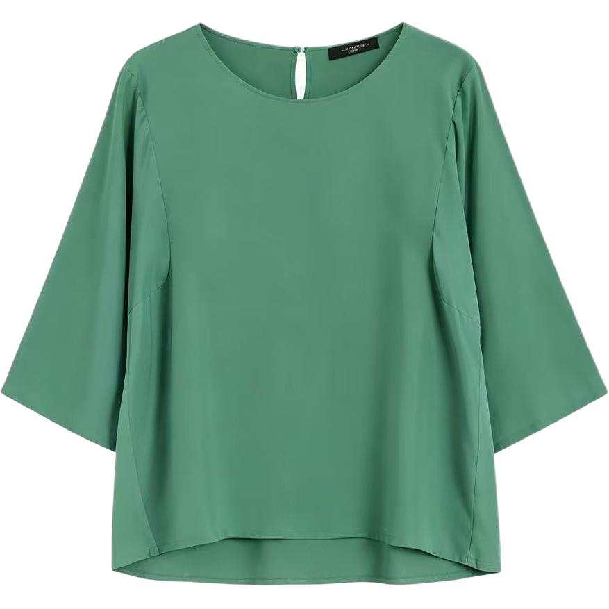 WEEKEND MaxMara T Shirts Women's Green Crew Neck Moderate Other