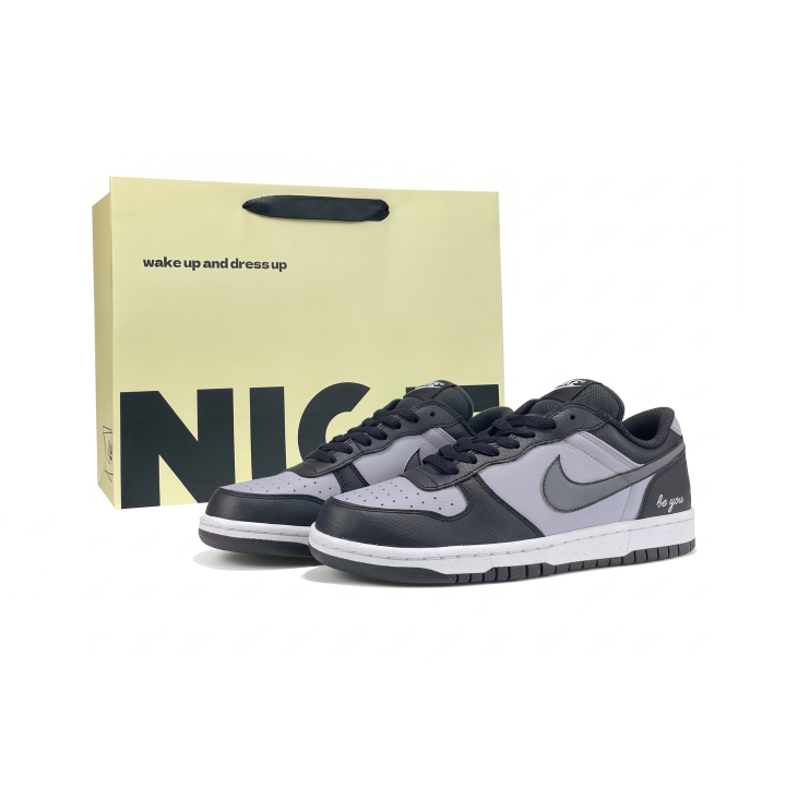 Nike Nike Big Dusty Purple Gray, Shopping Bag Coverage Abrasion Resistant Slip Resistant Low top Skateboard Shoes Men's