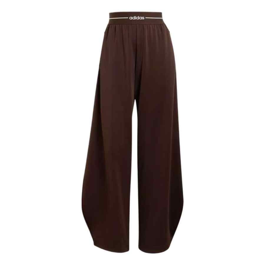 Adidas Adidas Hyperglam Casual Pants Women's Aurora Coffee Moderate Straight Fit Pants