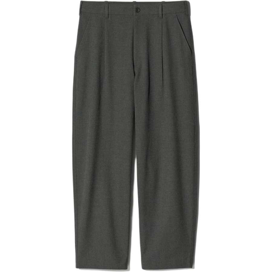 UNIQLO SS26 Casual Pants Men's Dark Gray Moderate Straight Fit Pants