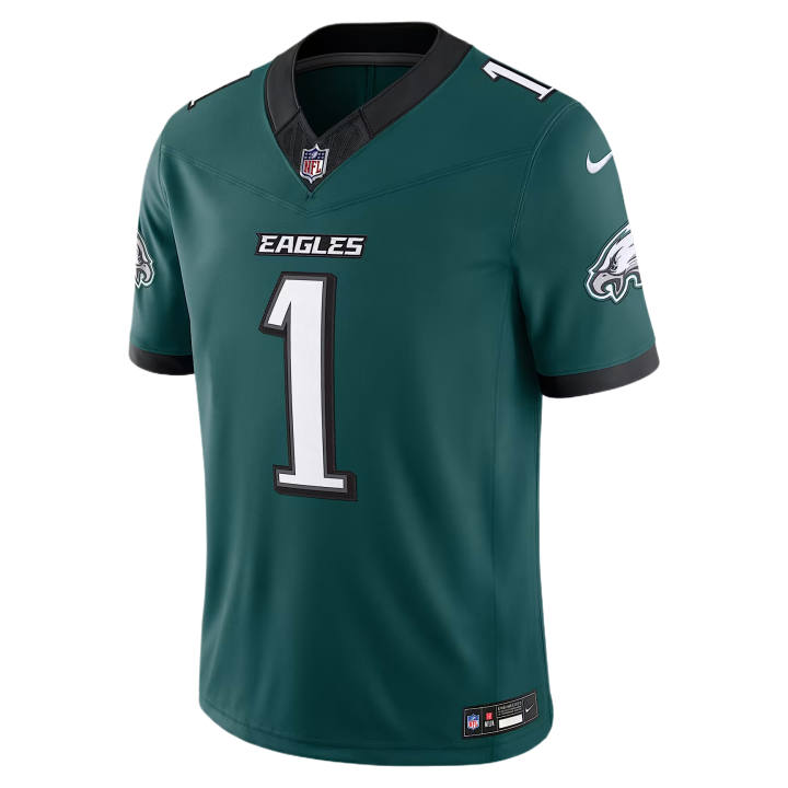 Nike Nike NFL Rugby Jerseys Men's Green/Black V Neck Moderate