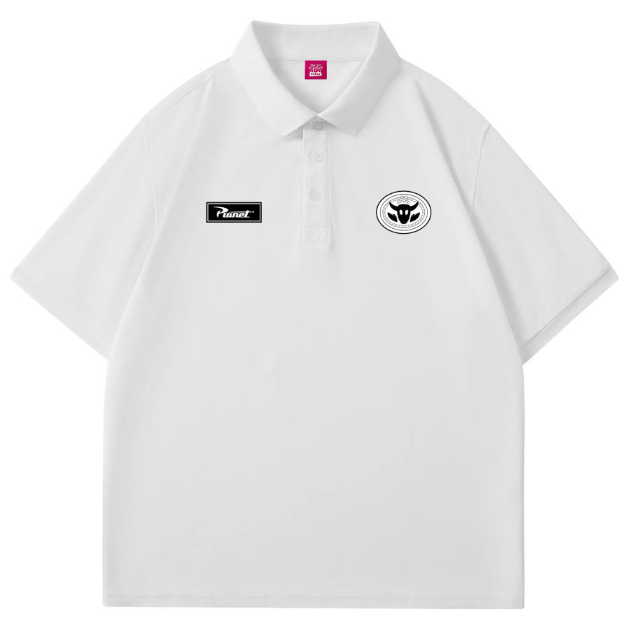Disney Polo Shirts Unisex Lapel Thin Straight Fit