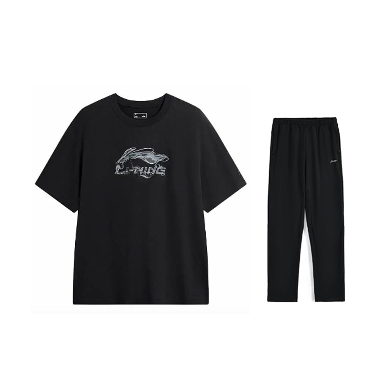 Li-Ning Li Ning Casual Sportswear Men's Crew Neck Moderate