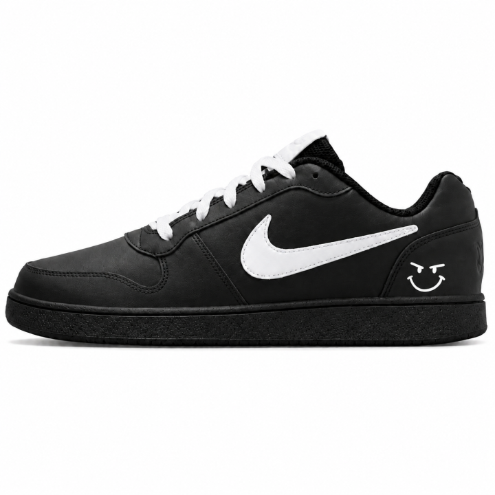 Nike Nike EBERNON Skateboard Shoes Men's Low Top Black & White