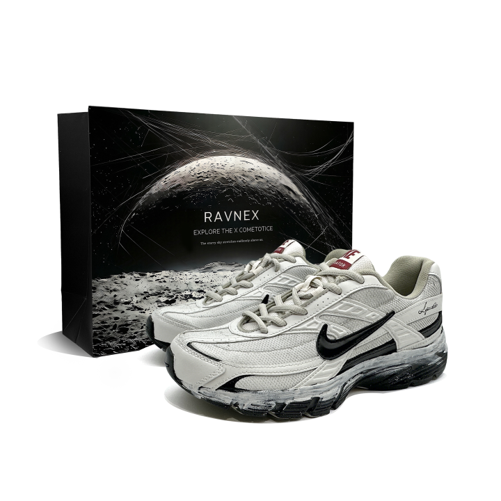 Nike Nike Initiator Running Shoes Men's Low Top White & Gray & Black & Red Color Block