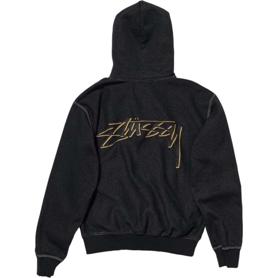 Stussy X OUR LEGACY OUR LEGACY Sweatshirts Unisex Black Hooded Non Detachable Moderate Straight Fit