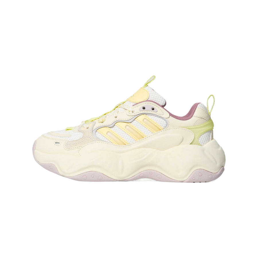 Adidas Adidas Vallina Chunky Sneakers Women's Low Top Bright White/Cream/Yellow/Magic Purple Pink