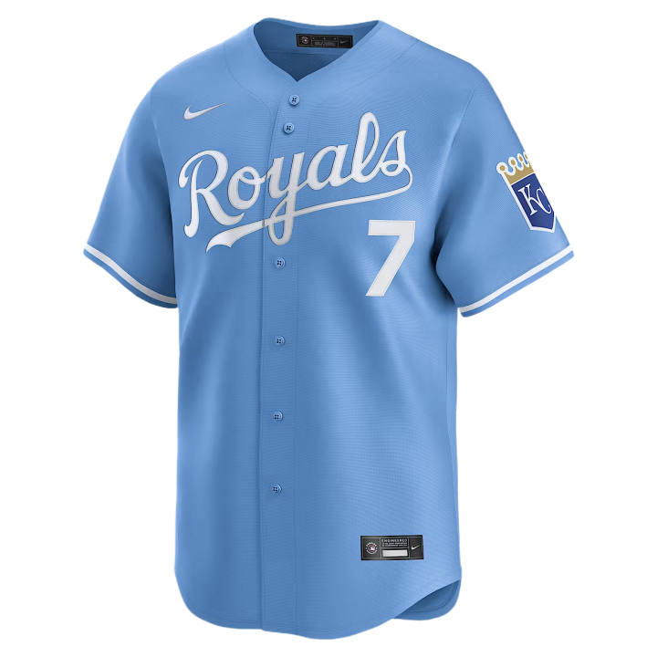 Nike Nike Dri FIT ADV Baseball Jerseys Men's Light Blue Moderate